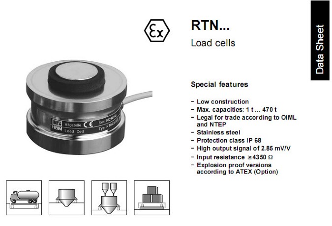 RTN0.05/22T,RTN0.05/22T稱重傳感器,德國HBM RTN0.05/22T傳感器
